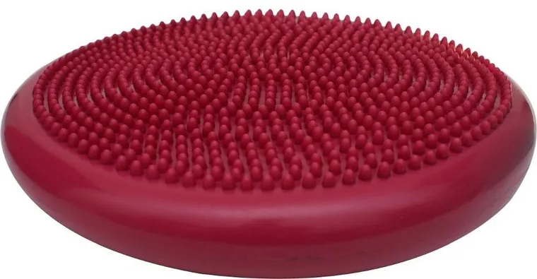 Enero fit, dysk poduszka sensomotoryczna z pompką, 33 cm, różowy
