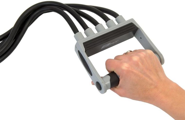 Enero Fit, ekspander gumowy, 5-żyłowy z rączkami ABS