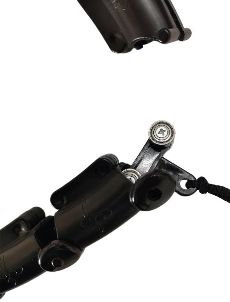 Enero Fit, Hula Hop z masażerem i obciążeniem, czarne