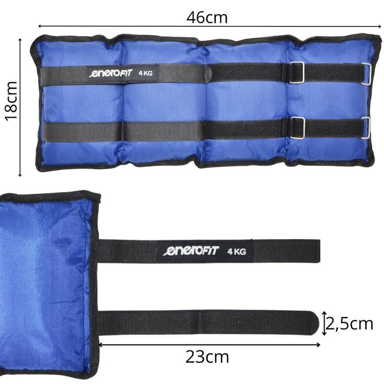 Enero Fit, obciążenie na przeguby, niebieskie, 8 kg