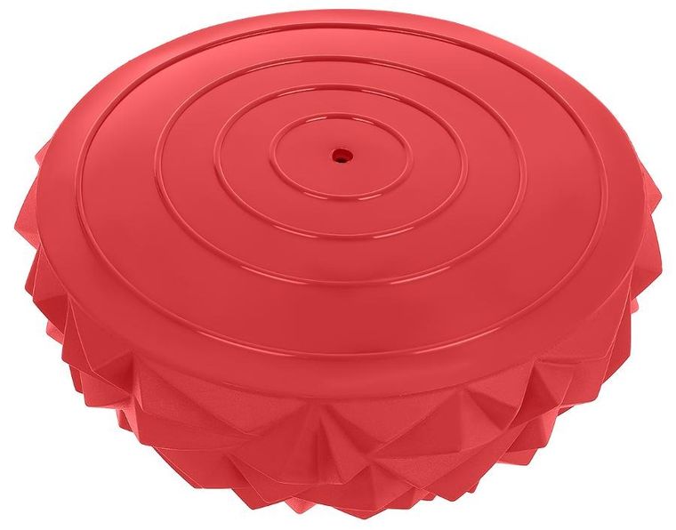 Enero Fit, półkula sensoryczna do masażu, diament, bordowa