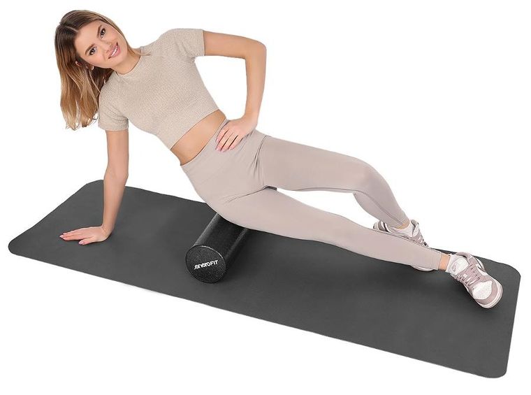 Enero Fit, wałek rollerness, czarny, 15-60 cm