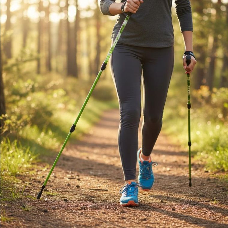 Enero, Travel, kije nordic walking w pokrowcu