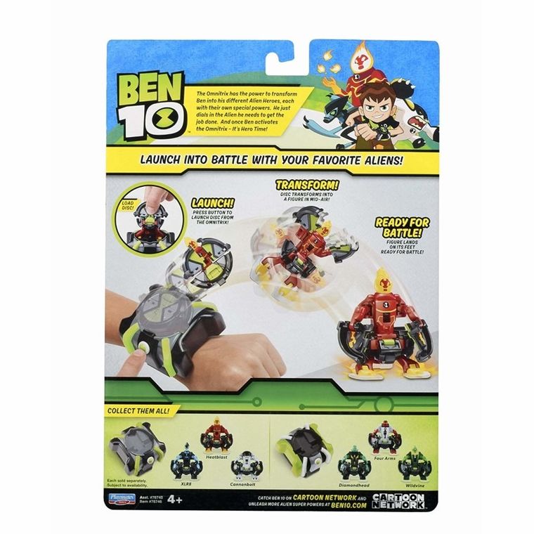 Epee, Ben 10, Omnitrix, zegarek i 3 figurki