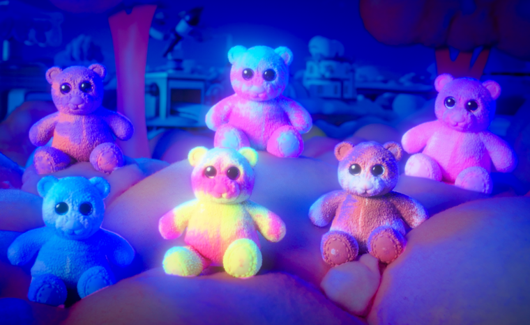 Epee, Mięciusie, Pachnące misie, maskotka, szaro-żółta