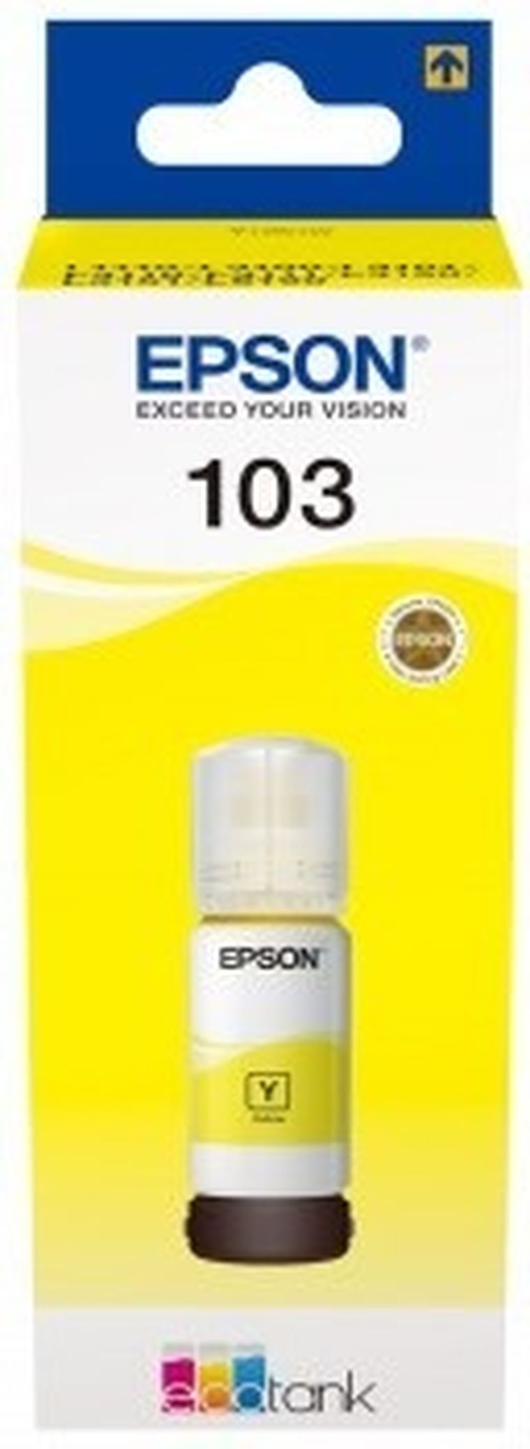 Epson, tusz do drukarki, C13T00S44A, oryginał 103, 65 ml, żółty