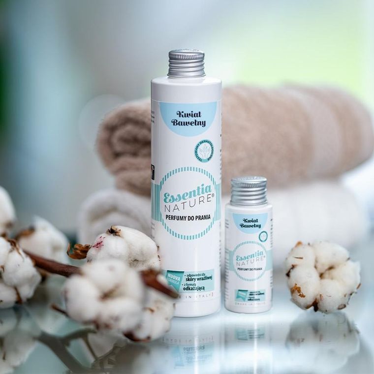 Essentia Nature, perfumy do prania, Kwiat Bawełny, 50 ml