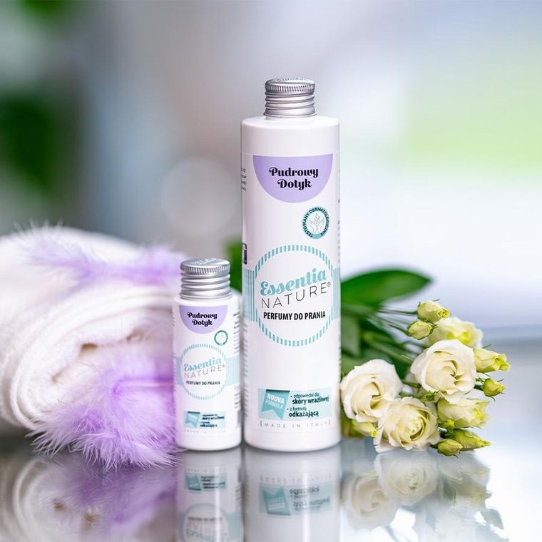 Essentia Nature, perfumy do prania, Pudrowy Dotyk, 250 ml