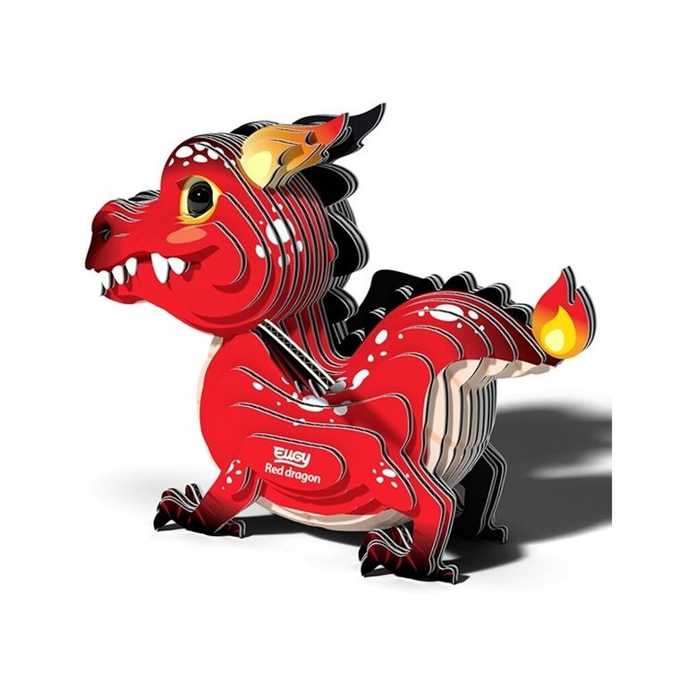 Eugy, układanka 3D, Czerwony Smok