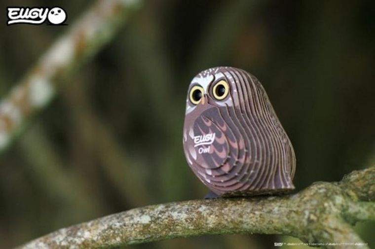 Eugy, układanka 3D, Sowa