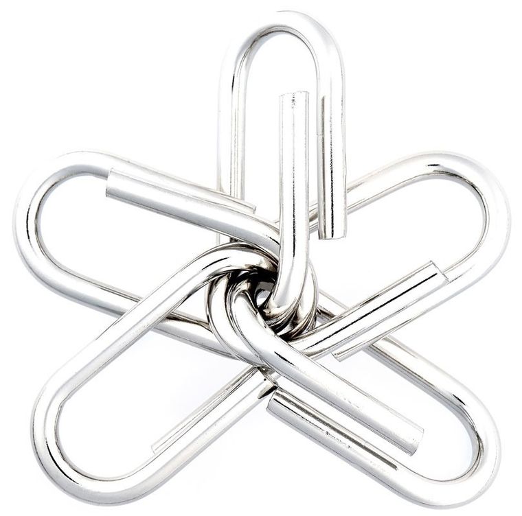 Eureka! Puzzle Mania, zestaw czerwony, łamigłówki metalowe, 4 szt.