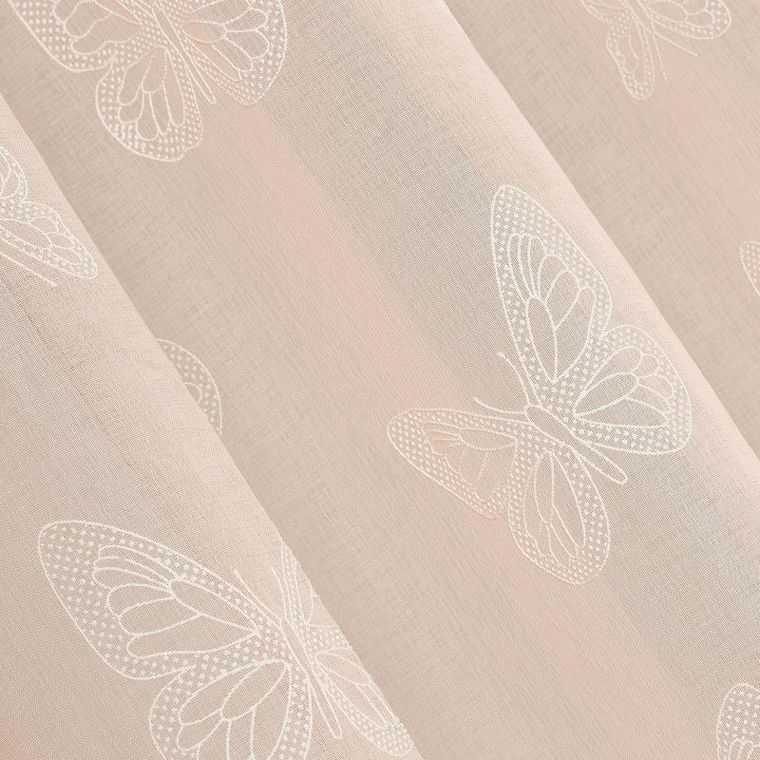 Eurofirany, Design91, Maripos, firana gotowa, z fluorescencyjnym nadrukiem w motyle, 140-250 cm