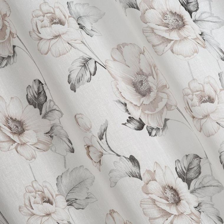 Eurofirany, firana gotowa Basala, 140-250 cm, naturalny