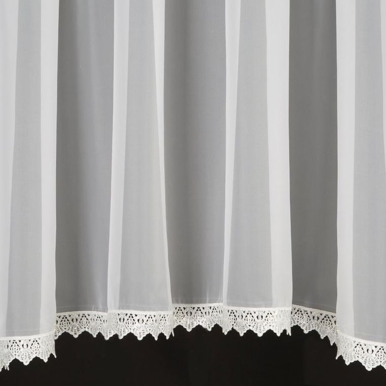 Eurofirany, firana gotowa, Candy, na taśmie, 400-150 cm, biały