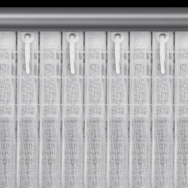 Eurofirany, firana gotowa, Hestia, na taśmie, 400-250 cm, biały