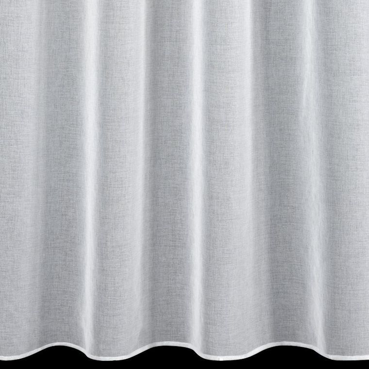 Eurofirany, firana gotowa, Kaja, na szelkach, 150-70 cm, biały