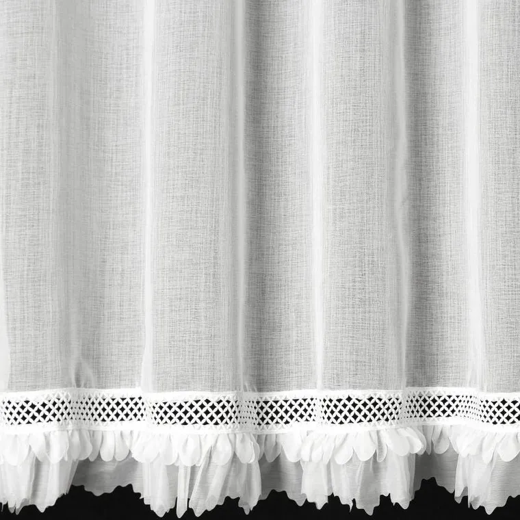Eurofirany, firana gotowa kiara 350 x 150 cm, biały