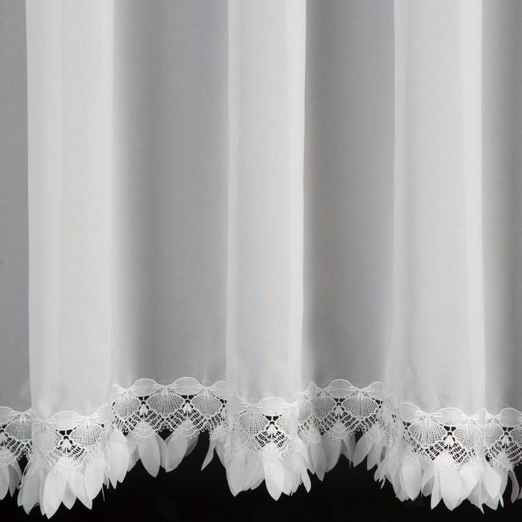 Eurofirany, firana gotowa, Loreta, na taśmie, 400-160 cm, biały