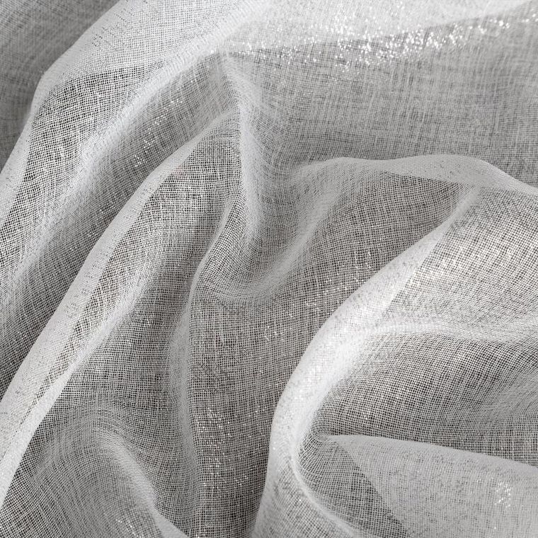 Eurofirany, firana gotowa, Lucila, na taśmie, 140-270 cm, biały