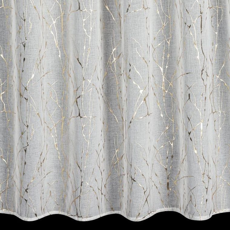 Eurofirany, firana gotowa, Melia, na taśmie, 140-270 cm, biały