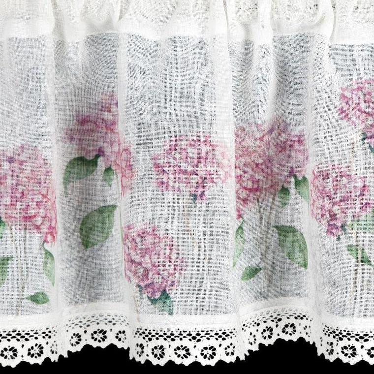 Eurofirany, firana gotowa Mona, 30-150 cm, różowy