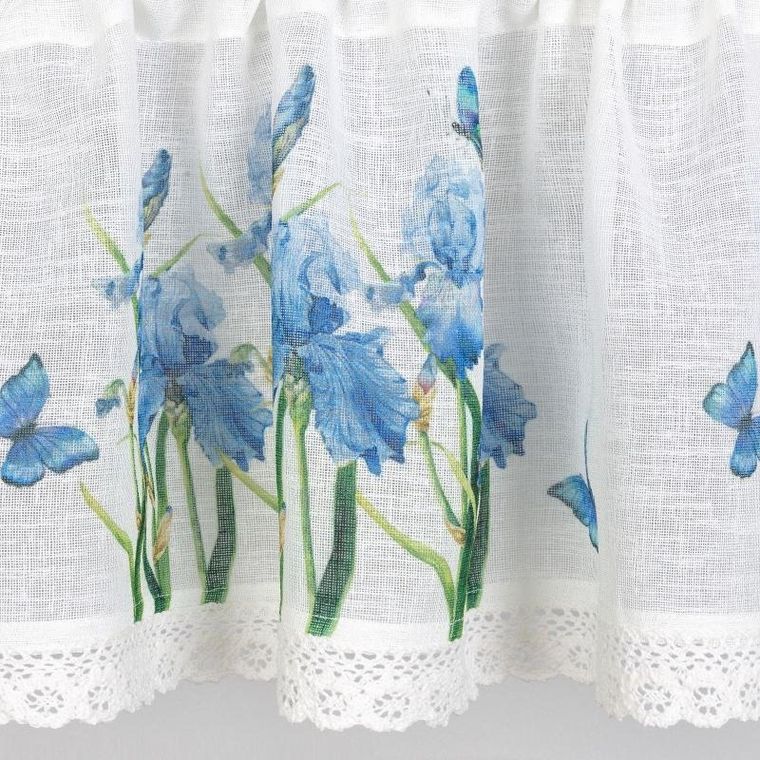 Eurofirany, firana gotowa na taśmie, Ala, 30-150 cm, biały