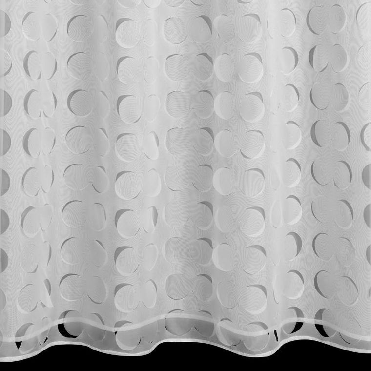 Eurofirany, firana gotowa na taśmie, Debora, 140-270 cm, biały