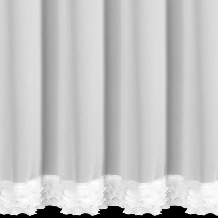 Eurofirany, firana gotowa, na taśmie, Luisa, 80-400 cm, biały