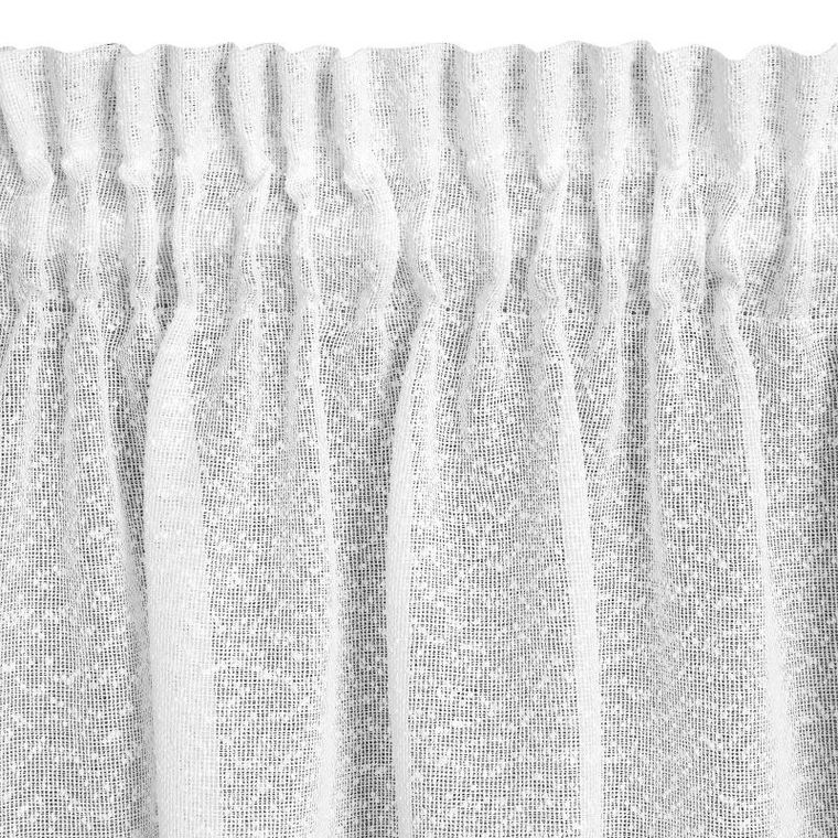 Eurofirany, firana gotowa na taśmie, Rain, 140-270 cm, biały