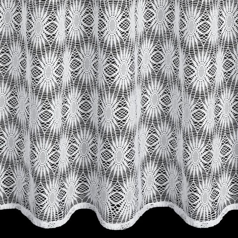 Eurofirany, firana gotowa, Rozi, 140-250 cm, biały