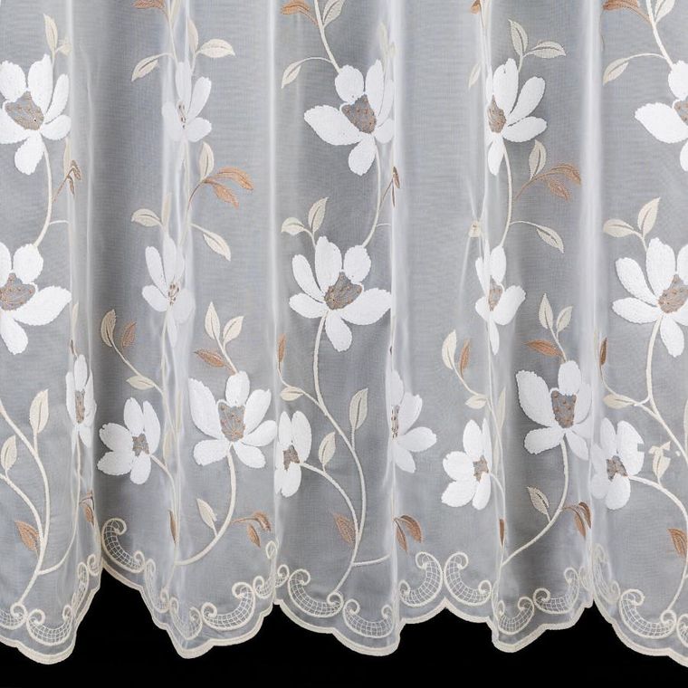 Eurofirany, firana gotowa, Sandi, 350-250 cm, biały