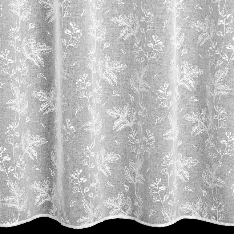 Eurofirany, firana gotowa, Serena, biały, 140-260 cm