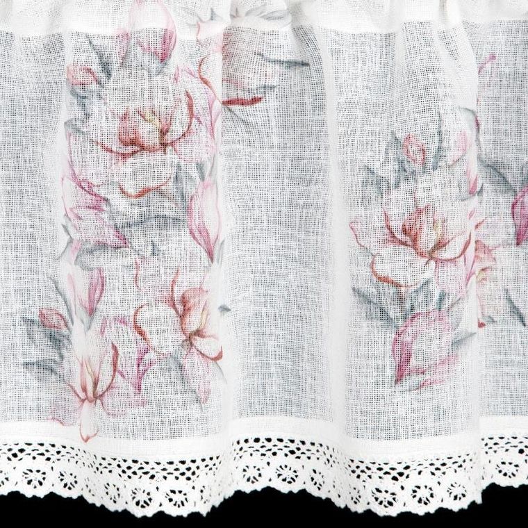 Eurofirany, firana gotowa Suzy, 30-150 cm, różowy