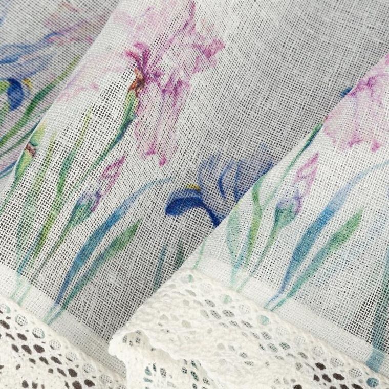 Eurofirany, firana zaciemniająca gotowa, Dolorez, na taśmie, 150-30 cm, biały