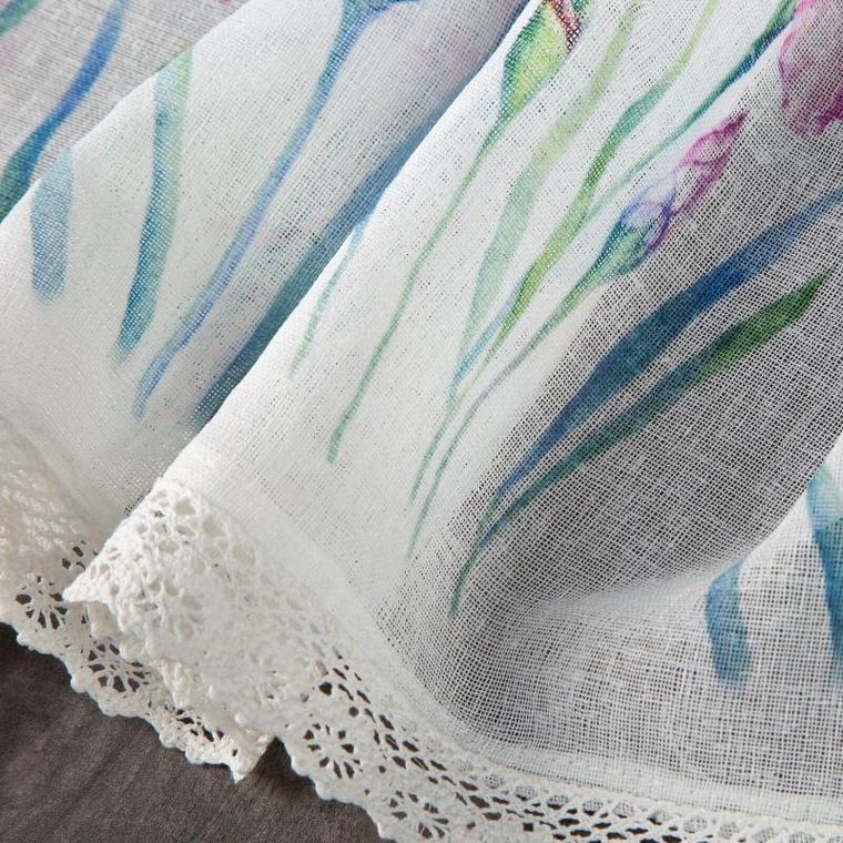 Eurofirany, firana zaciemniająca gotowa, Dolorez, na taśmie, 150-60 cm, biały