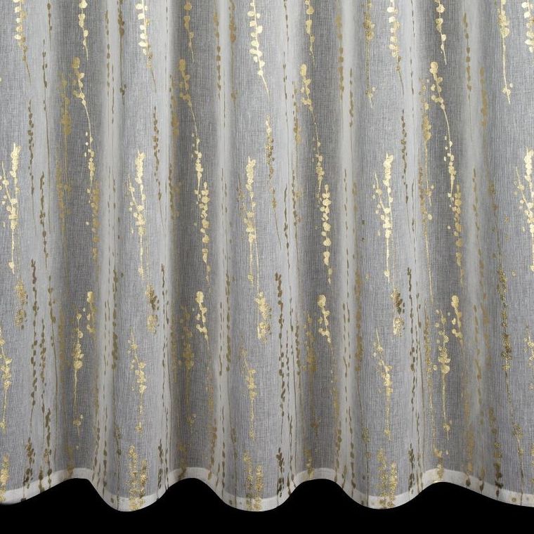 Eurofirany, firana zaciemniająca gotowa na taśmie, Linzi, 140-250 cm, biały