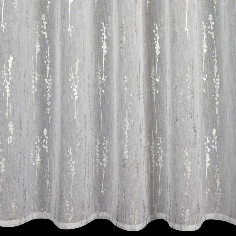 Eurofirany, firana zaciemniająca gotowa na taśmie, Linzi, 140-250 cm, biały