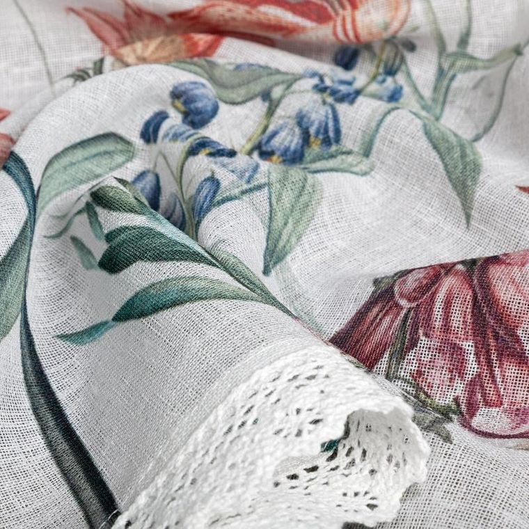 Eurofirany, firana zaciemniająca gotowa, Nemezja, na taśmie, 150-90 cm, biały