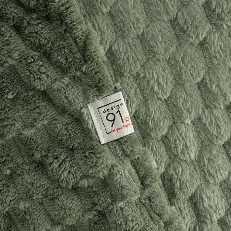 Eurofirany, koc d91 Cindy6, 150-200 cm, oliwkowy