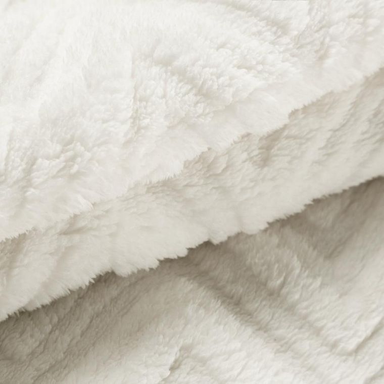 Eurofirany, koc d91 jodła, 170-210 cm, kremowy