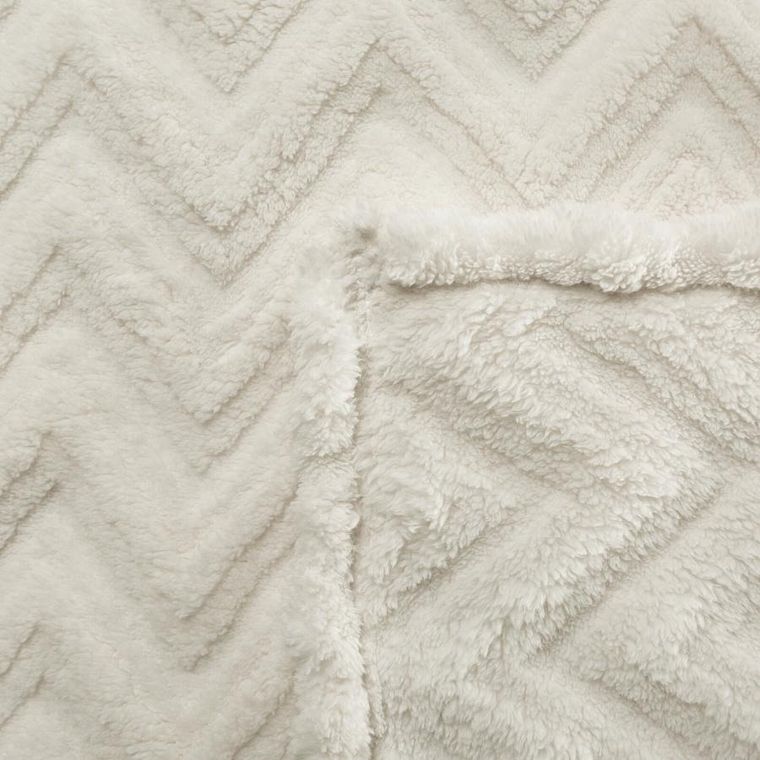 Eurofirany, koc d91 jodła, 70-160 cm, kremowy