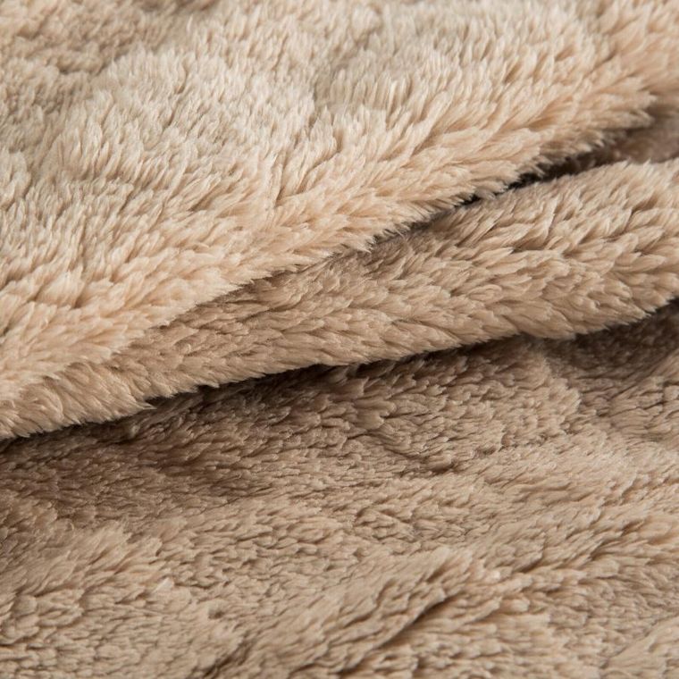 Eurofirany, koc d91, Nancy, 170-210 cm, ciemnobeżowy