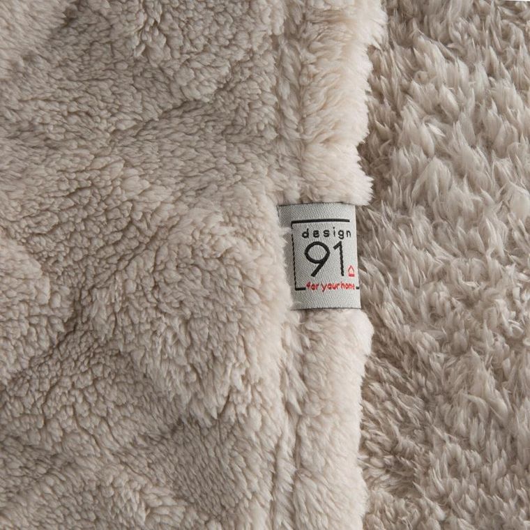 Eurofirany, koc d91, Nancy, 200-220 cm, beżowy