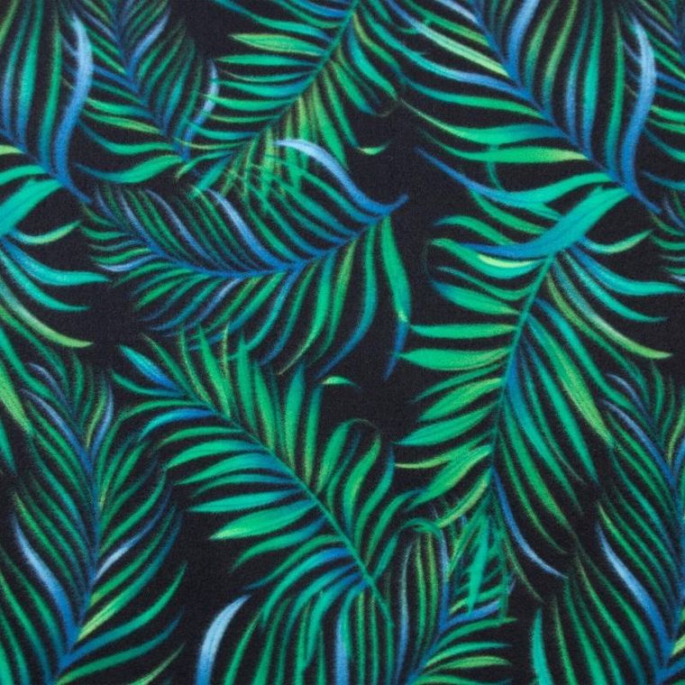 Eurofirany, koc d91 Palms, 150-200 cm, czarny