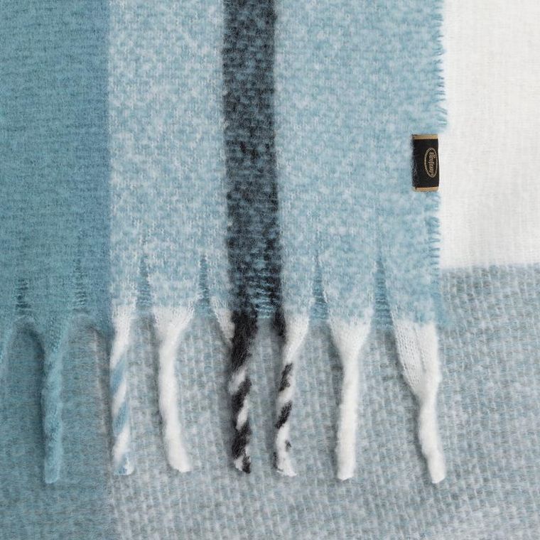 Eurofirany, koc moher, 5, 130-170 cm, niebieski