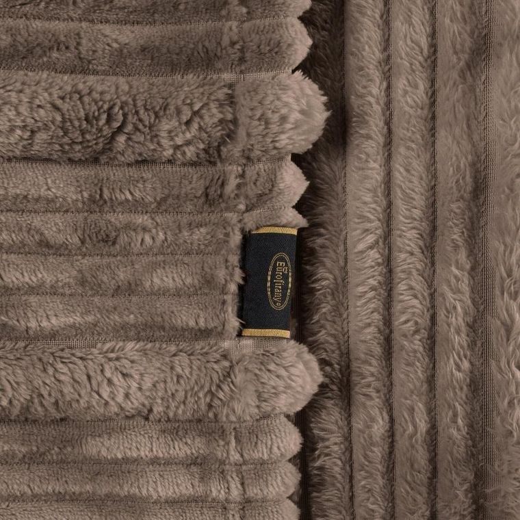 Eurofirany, koc Nina, 150-200 cm, beżowy