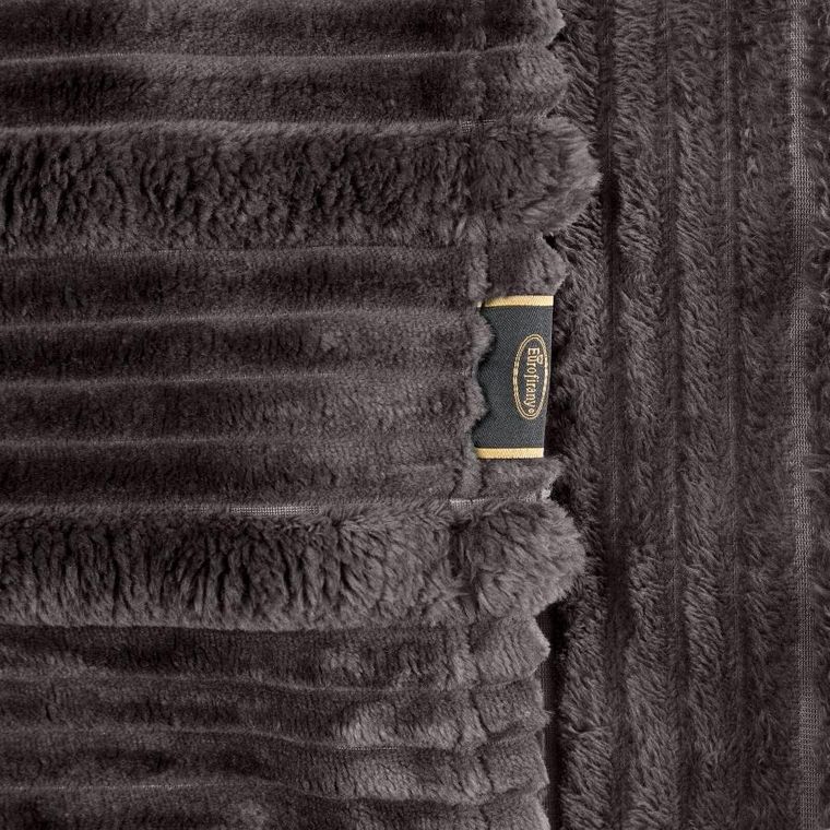 Eurofirany, koc Nina, 150-200 cm, stalowy