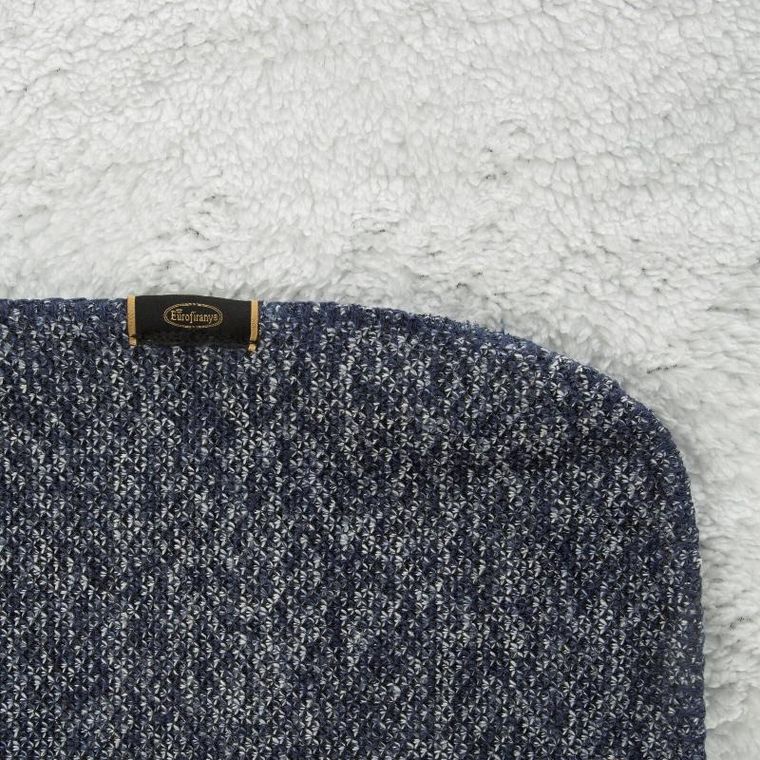 Eurofirany, koc panda, 150-200 cm, granatowy