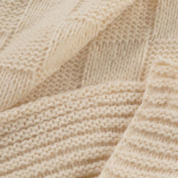 Eurofirany, koc pled, 130-170 cm, beżowy