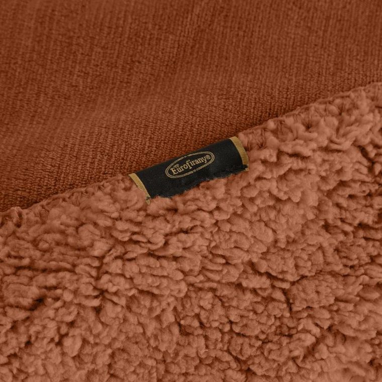 Eurofirany, koc, Tedy, 170-210 cm, ceglasty